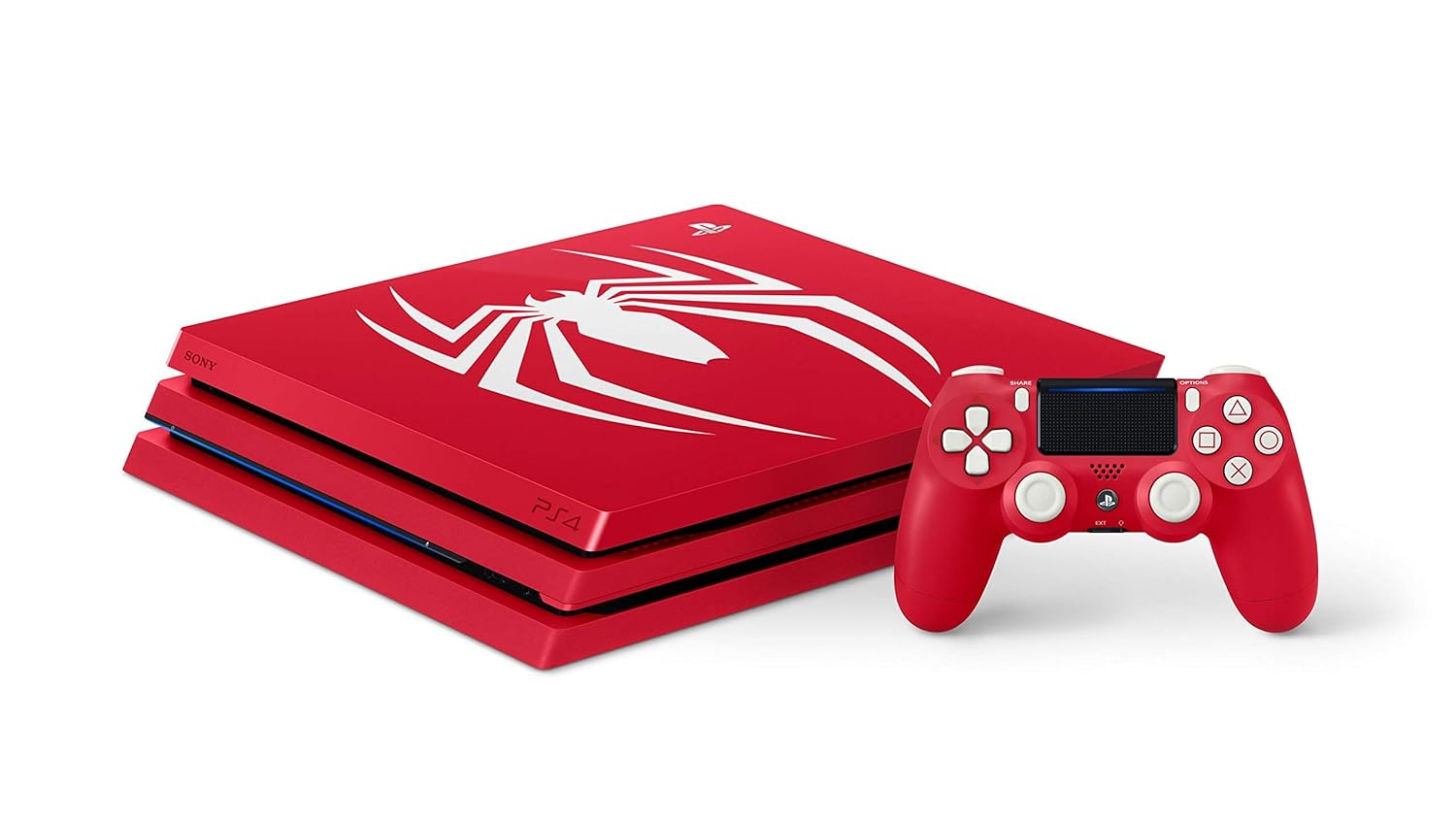 PlayStation 4 Pro 1TB Limited Edition Console - Marvels Spider-Man Bundle
