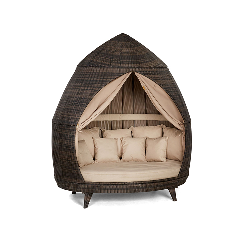 Outdoor Lounge Egg-shaped Sofa Patio Sunbed
