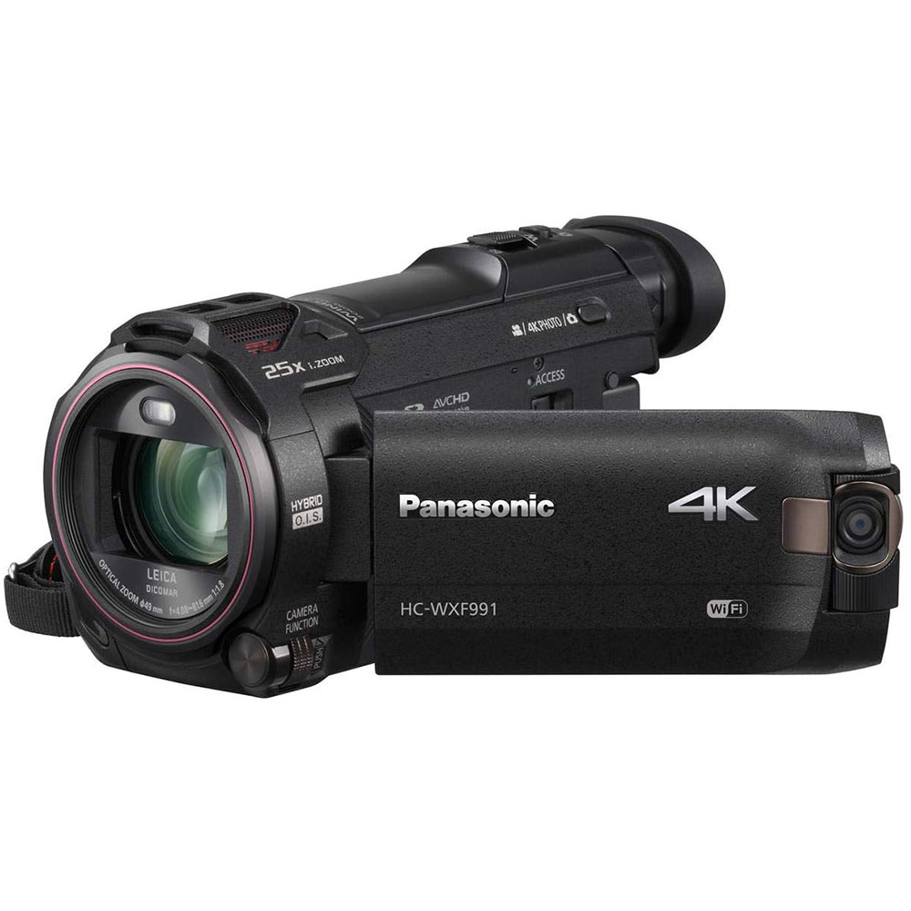 Panasonic 4K Cinema-Like Video Camera Camcorder HC-WXF991K, 20X Leica DICOMAR Lens