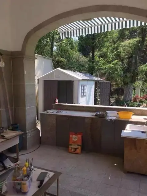 【Storage shed】Outdoor garden storage tool room