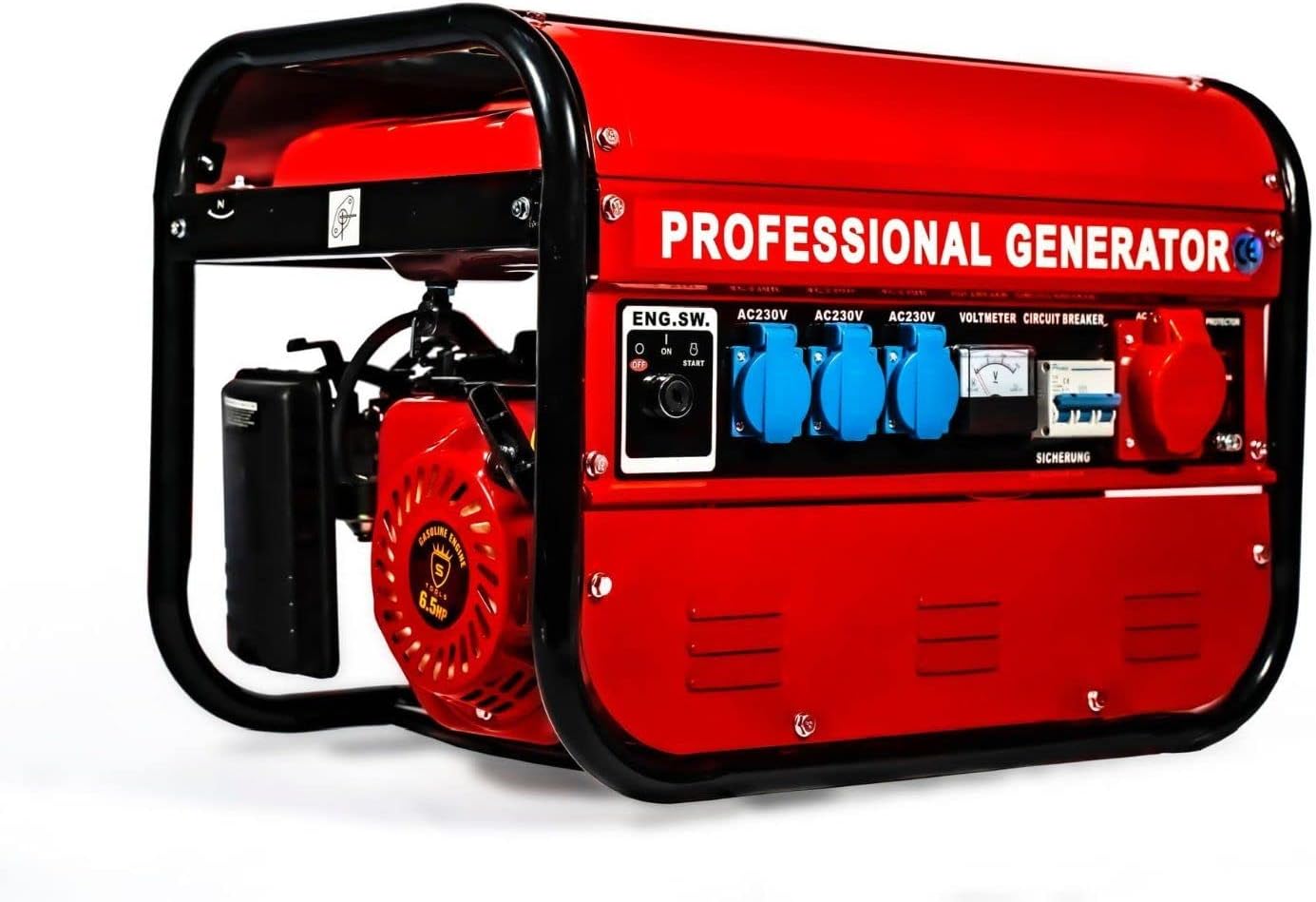 URUSANA Generator Inverter Silent 4900 Watt 6.5 Horsepower Generator, 4-Stroke Engine, ERD-9500
