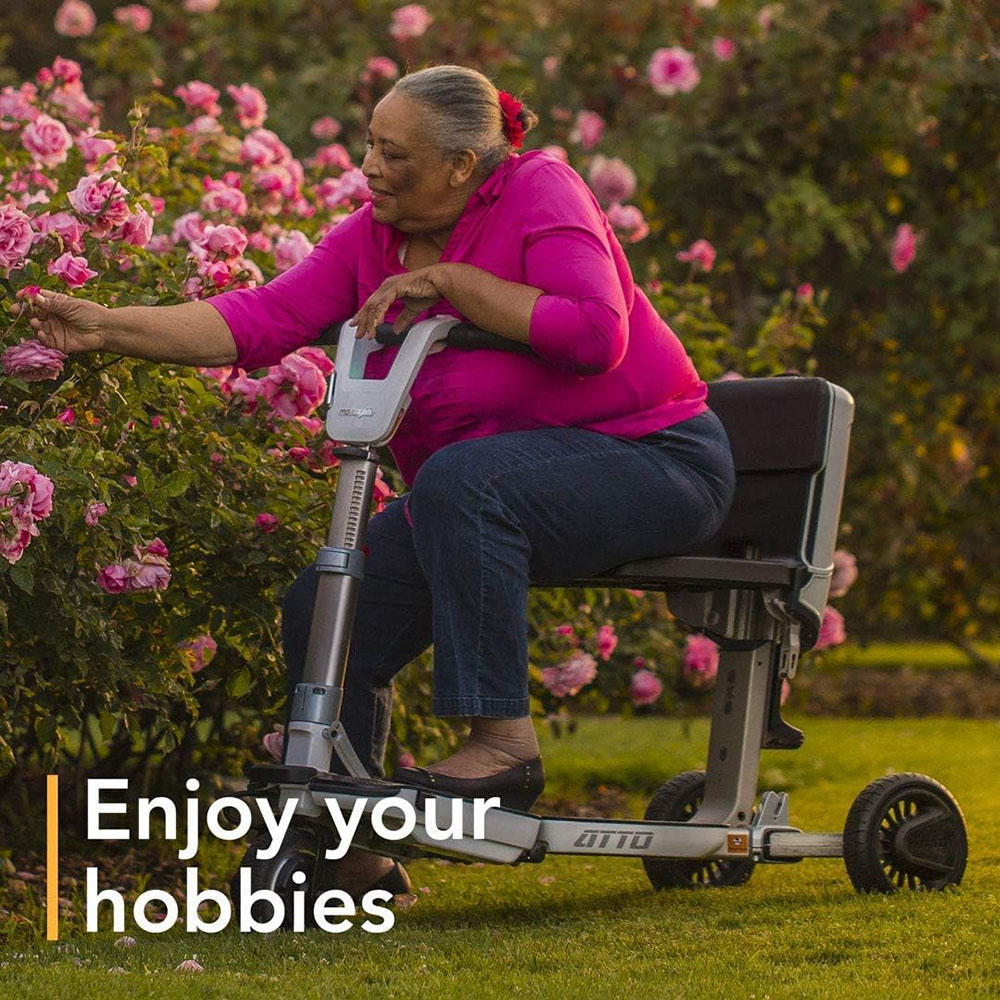 ATTO Folding Travel Powered Mobility Scooter by MovingLife
