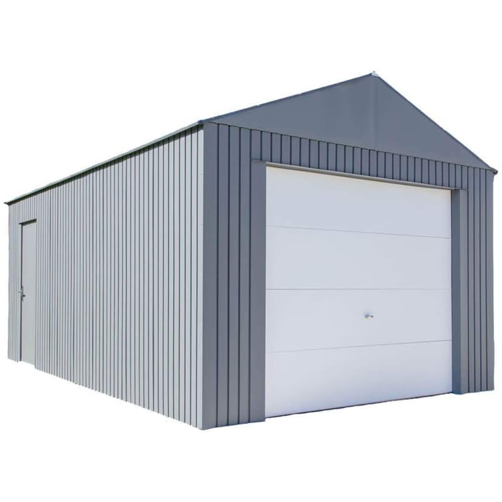 Sojag, Everest Galvalume Steel with Extra Tall Walls Garage Storage Building