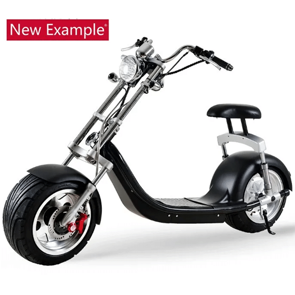 Battery car adult electric motorcycle two-seater scooter big wheel wide tire scooter