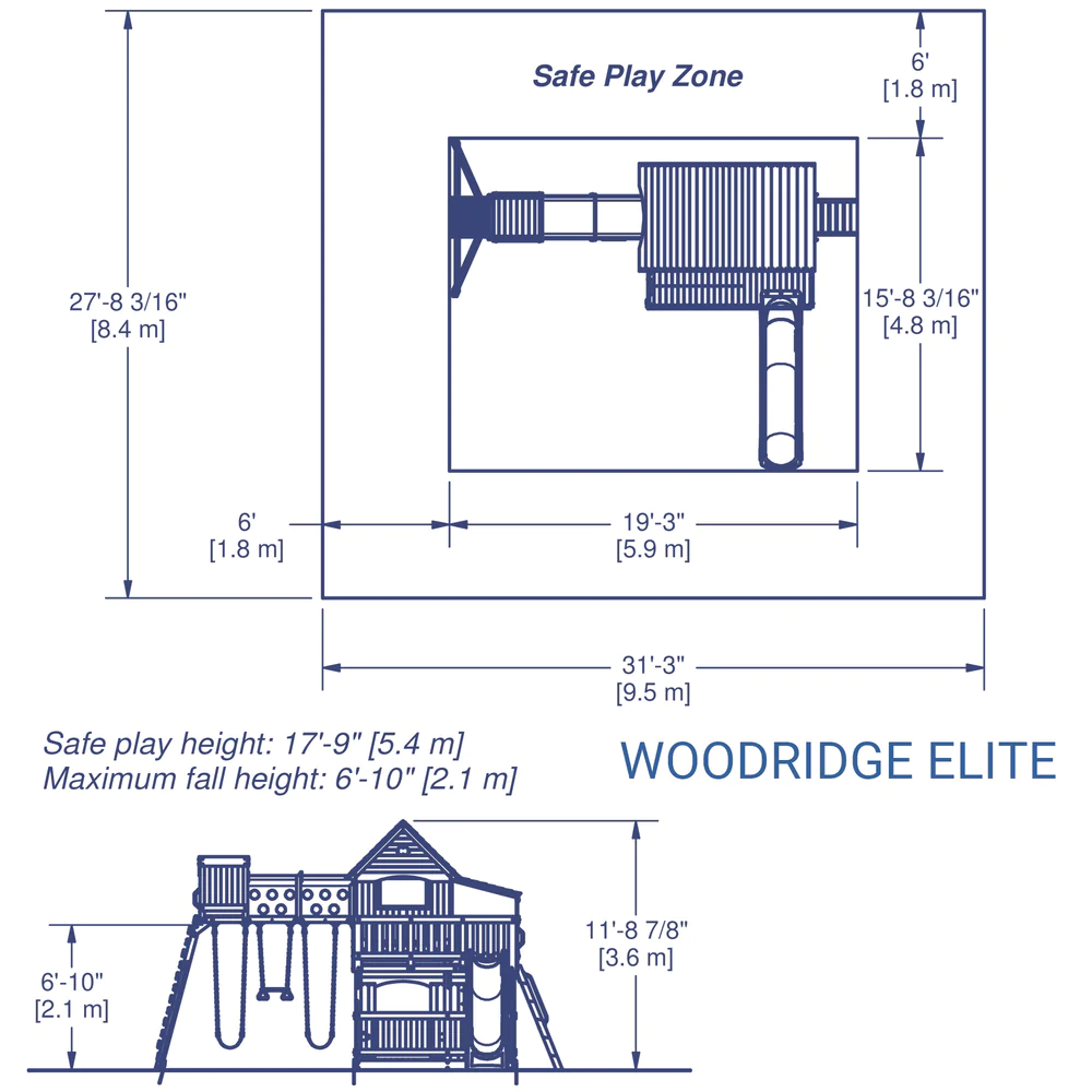 WOODRIDGE ELITE SWING SET