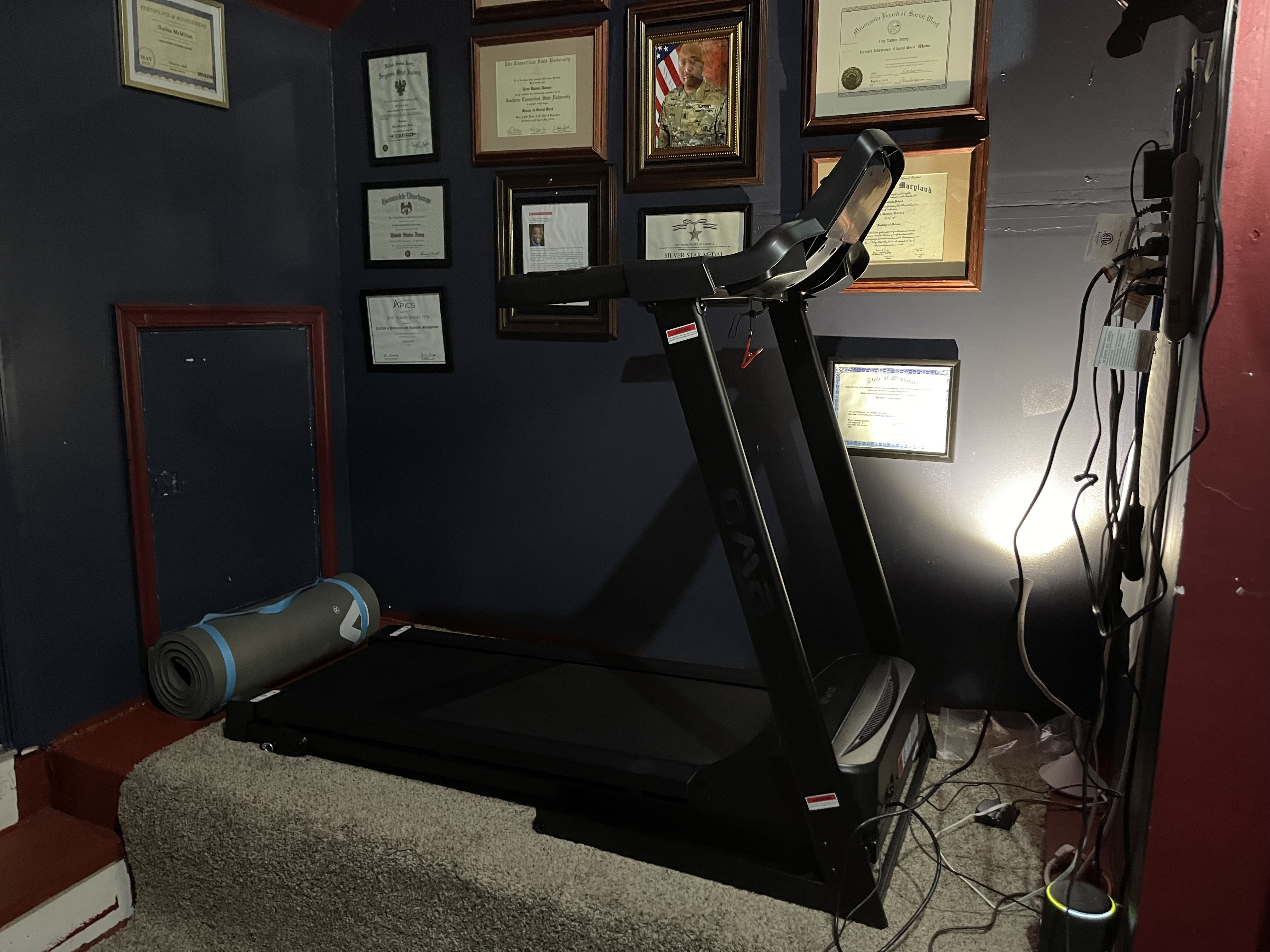 Treadmills for Home 1017EB 7200EB 5108EB, Max 2.5HP 300 LBS Capacity Folding Treadmill