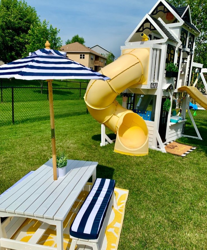 Stilt house children's slide complete set free shipping