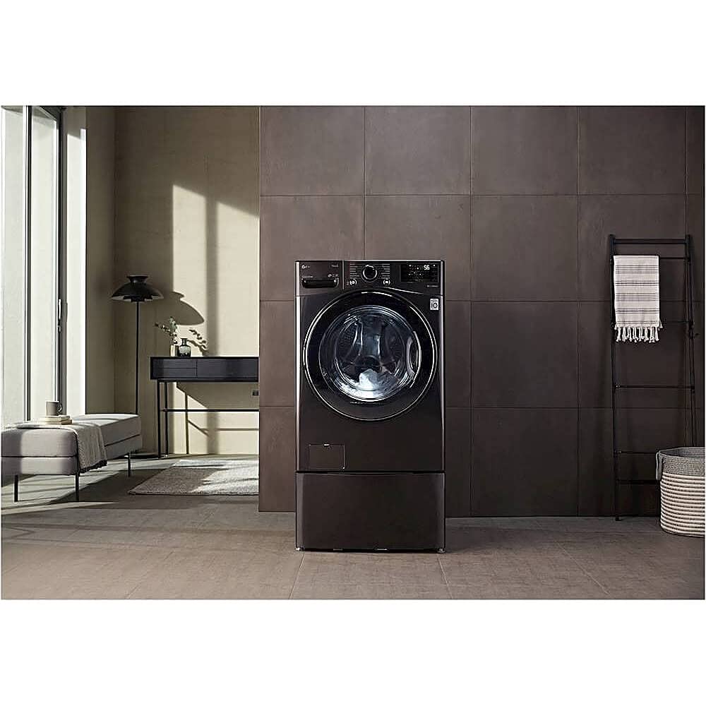 12-16 poundsSmart Wi-Fi Enabled All-In-One Washer/Dryer with TurboWash Technology
